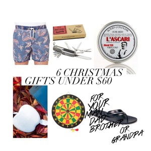 Six Christmas Gift Ideas Under $60 | For Your Man, Dad, Brother or