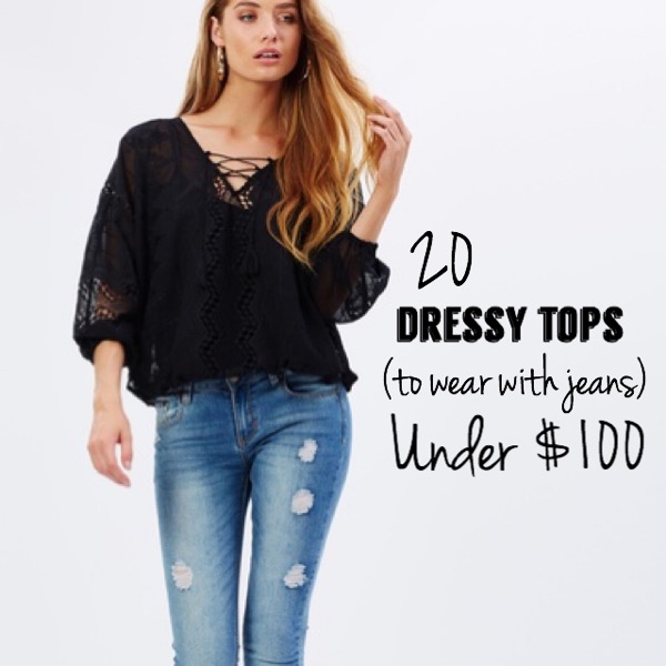 dressy shirts to wear with jeans