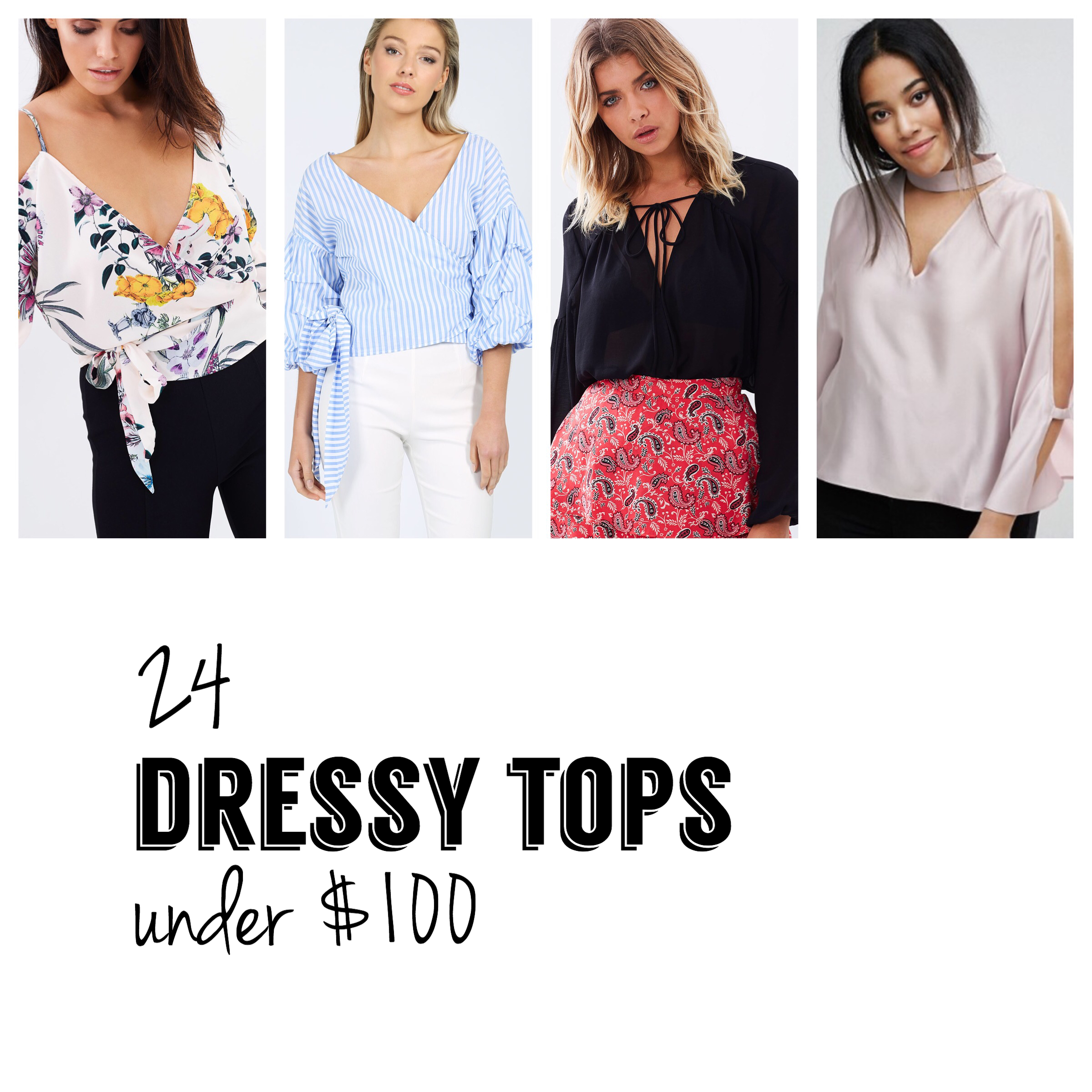 cute dressy tops to wear with jeans