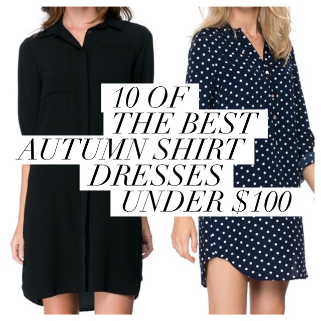 Autumn shirt dresses