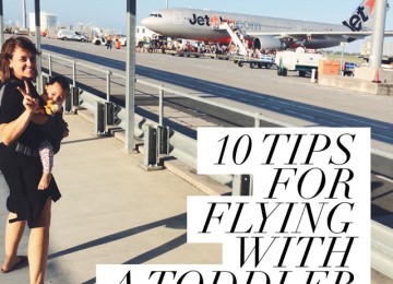 Tips for flying with a toddler