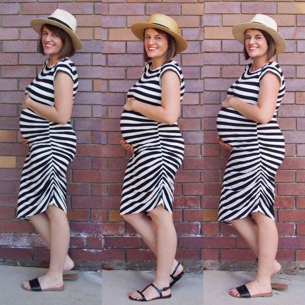 Pregnancy bump comparison