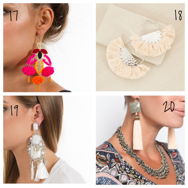 tassel earrings pom pom earrings australian blogger