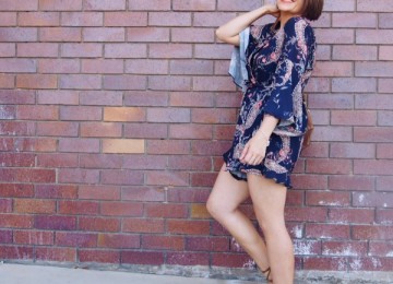playsuit blogger outfit how to wear a playsuit