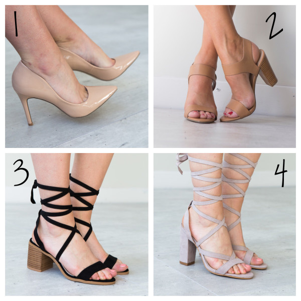 lace up heels affordable 
