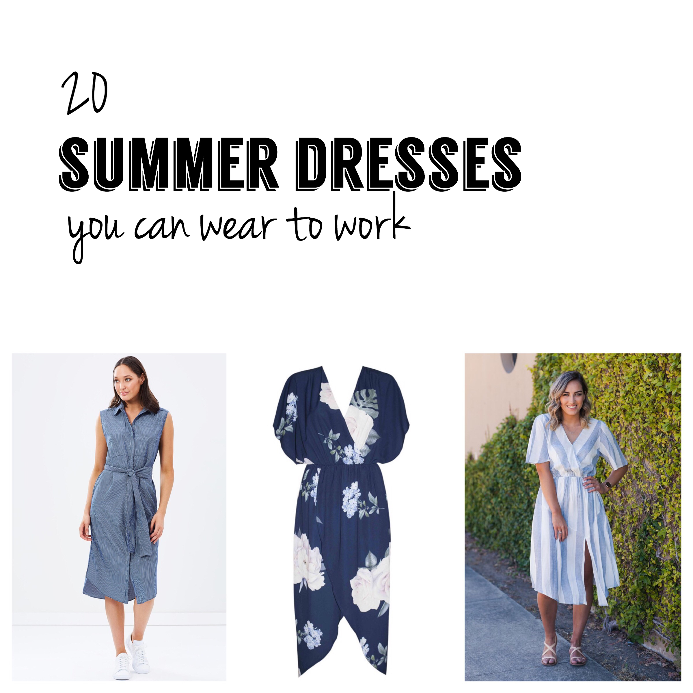 20 Summer Dresses You Can Wear to Work | Must-have Monday - Pretty Chuffed