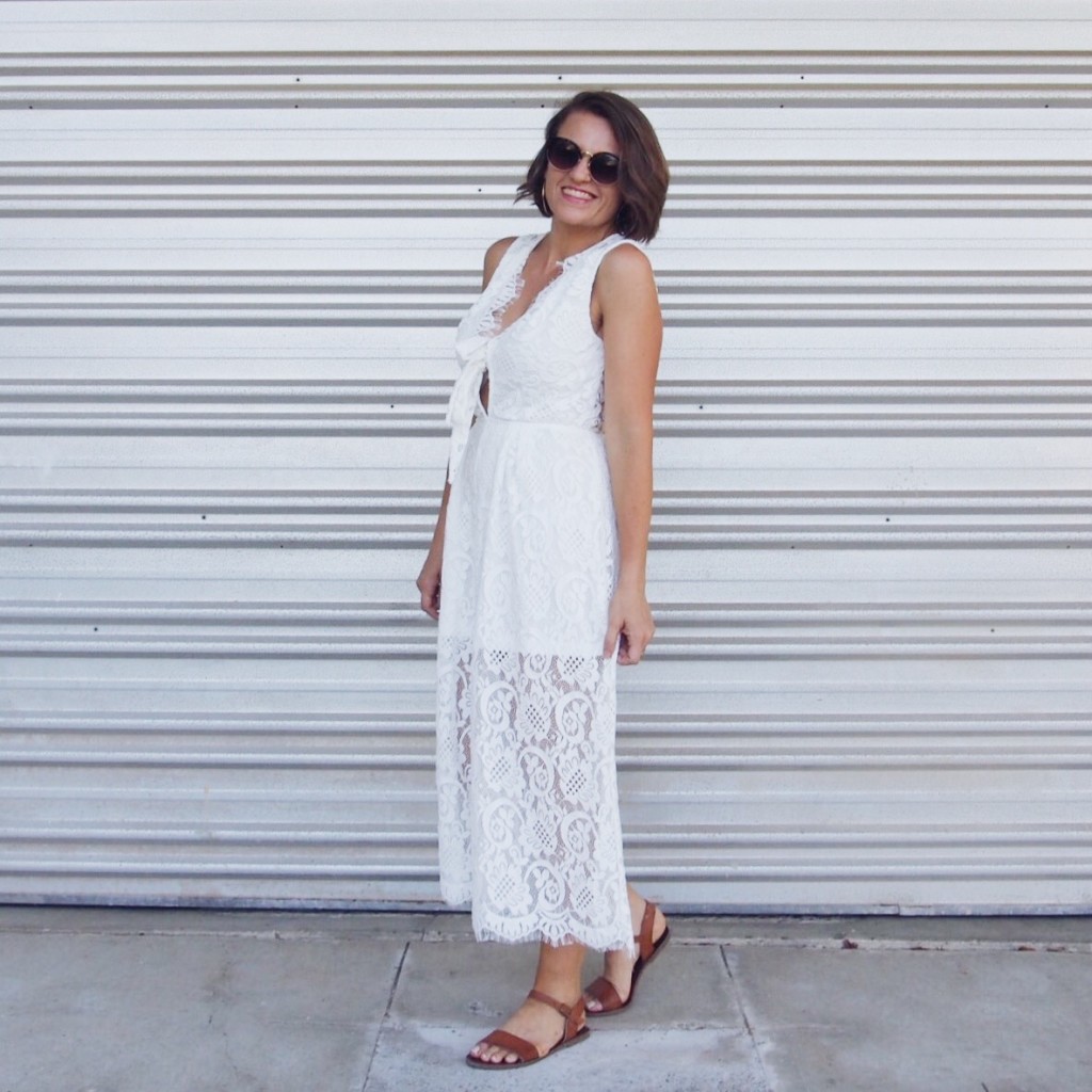 How To Wear a Lace Jumpsuit | What I'm Wearing - Pretty Chuffed