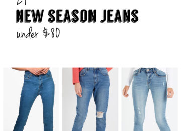 New season jeans under $80.
