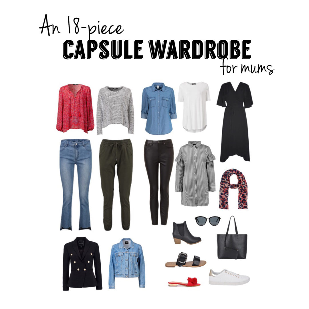 An 18-piece Casual Capsule Wardrobe for Mums - Pretty Chuffed